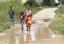 ಕಾಂಕ್ರಿಟ್ ಕಾಣದ ರಸ್ತೆ, ಸಂಚಾರ ಸಂಕಟ : ಅಧಿಕಾರಿಗಳ ಮೌನ.